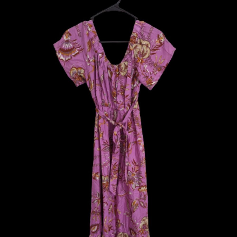 NWT Women's Ingrid & Isabel Maternity Pink Floral Maxi Dress XS